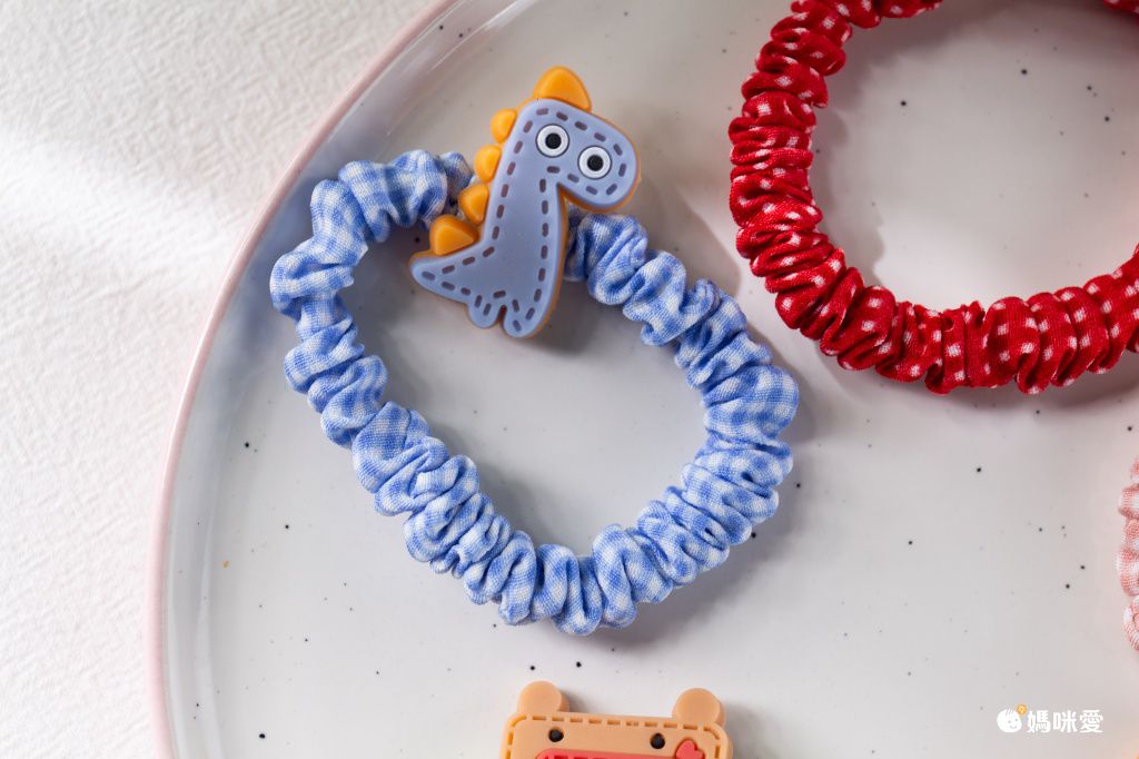 可愛彈性不傷髮大腸圈(10入組)-繽紛蜜蜂-不含紙卡