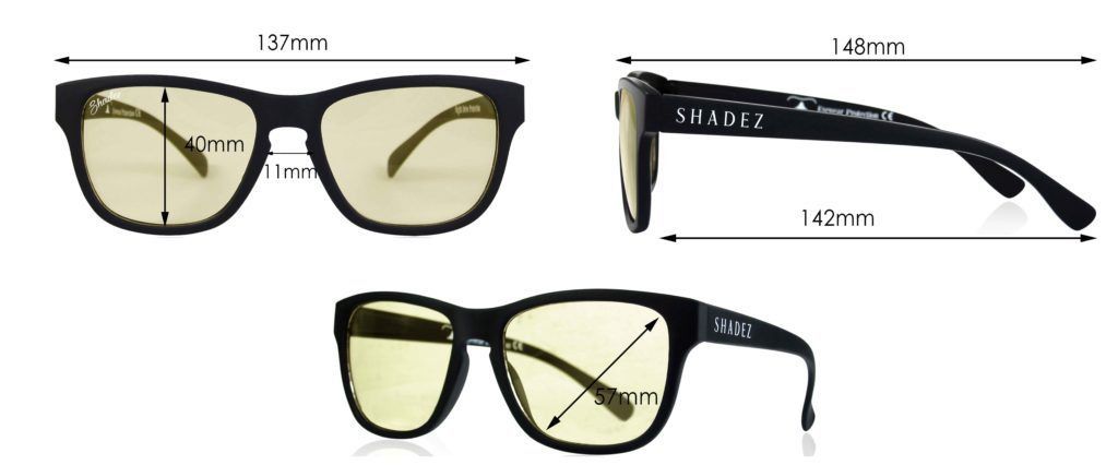 SHADEZ - 夜視專用偏光眼鏡-純淨白