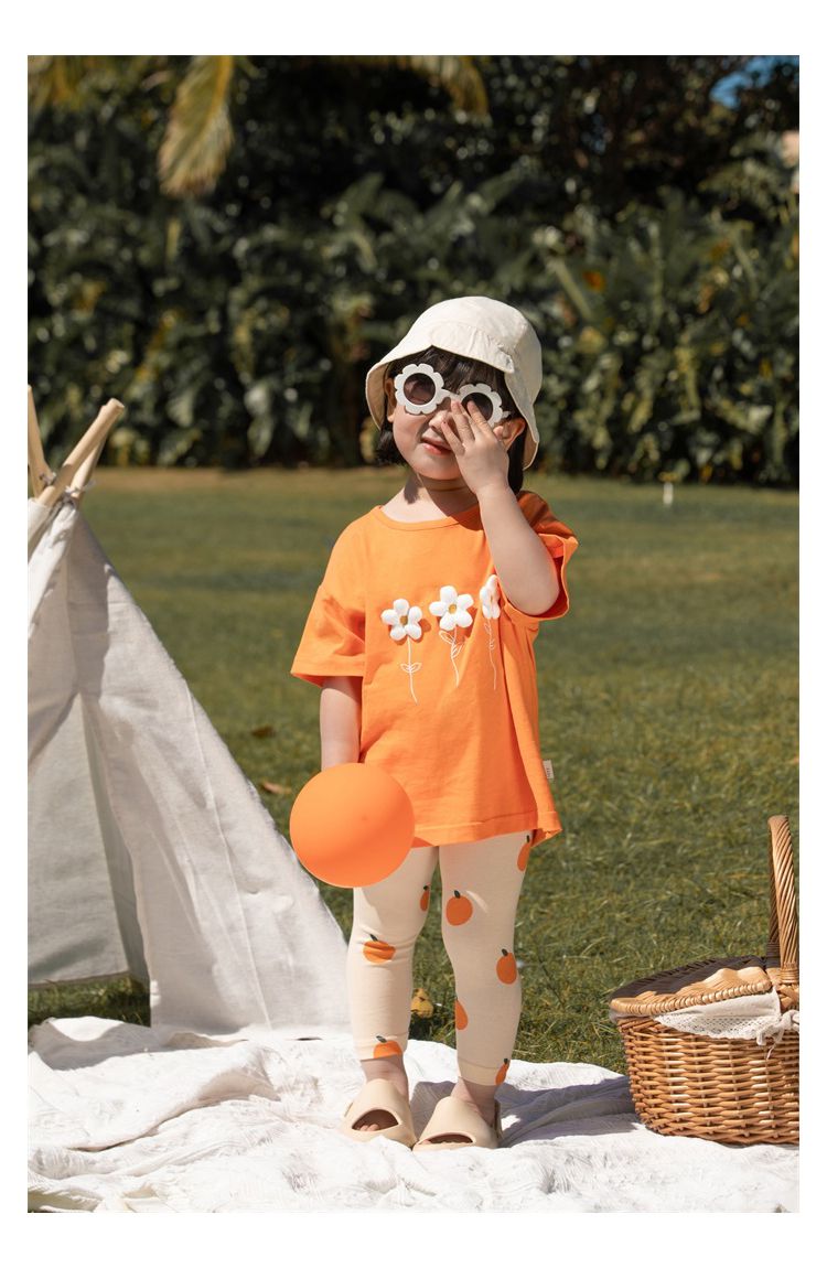 純棉立體圓領休閒短袖上衣-愛心-粉色