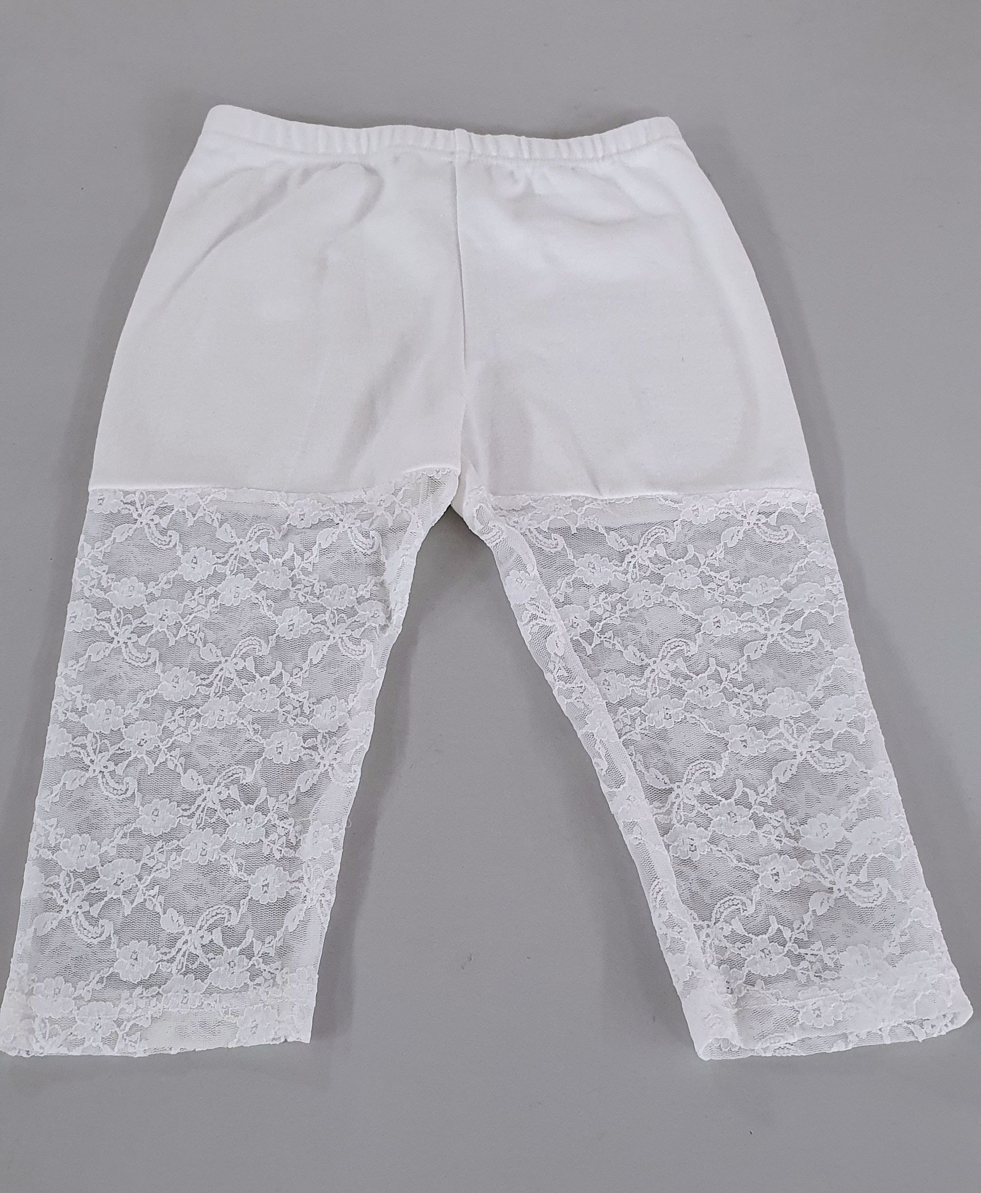 韓國 ERU - 蕾絲透膚花朵內搭褲