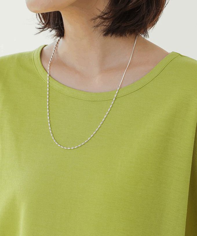 日本 Bab - 透氣嫘縈飄逸大寬袖上衣-黃綠