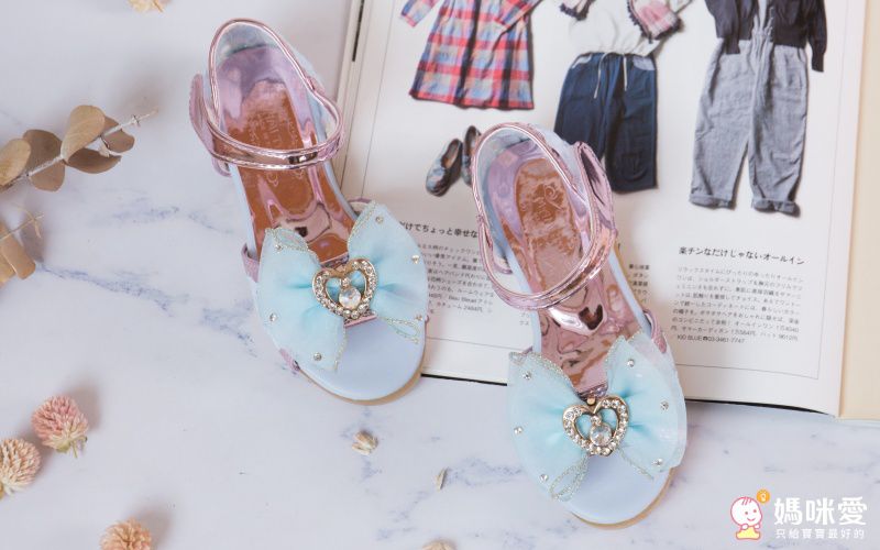 韓國 MAMITREE - 星紗亮皮鞋-典雅粉