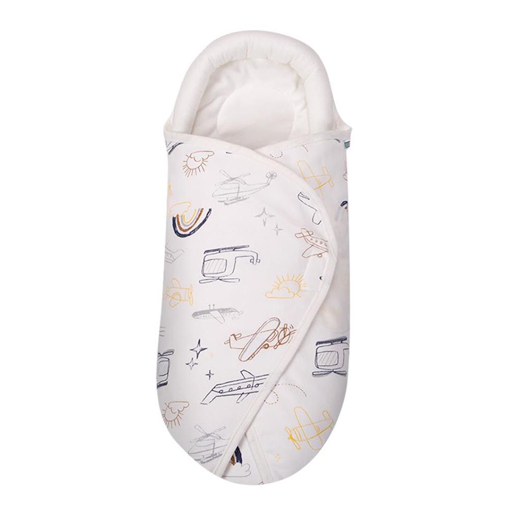 JoyNa - U型枕邊護頭包巾 嬰兒睡袋-飛行家 (60*30cm)