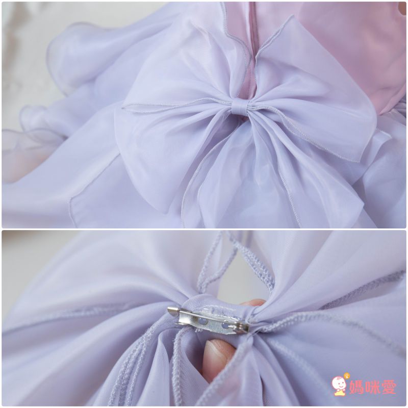 Princess 純手工訂製♚夢幻光澤緞面公主禮服