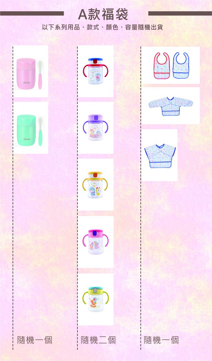 日本 Richell 利其爾 - 60周年慶聯名款福袋-限量版