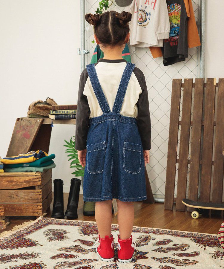 日本 BREEZE - 復古老爺車美式印花長袖上衣-可可x炭黑