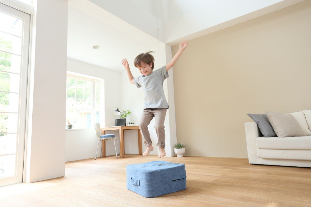 紓壓+運動！日本製【gymterior】塑身八角柱/正方體蹦蹦墊