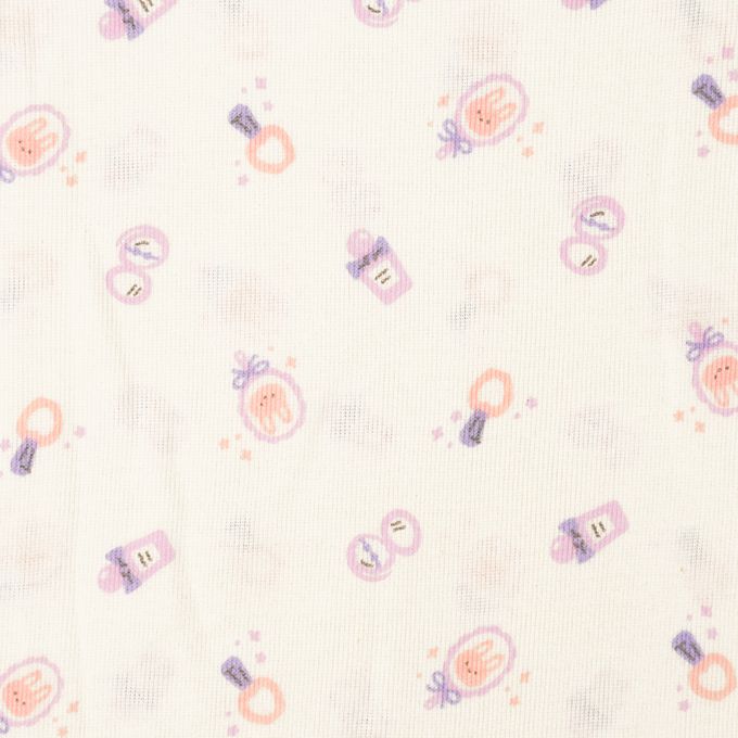 akachan honpo - 短袖圓領速乾上衣-2件組 化妝品-紫色