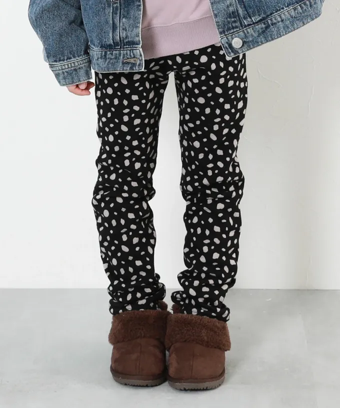 日本 devirock - RICH WARM 保暖裏毛合身長褲-格紋-墨綠