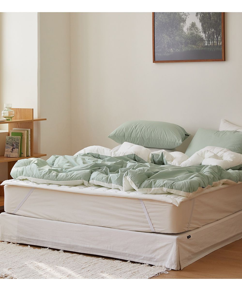 韓國 Maatila - 高密度60支棉舒柔超細纖維棉被(冬被)-薄荷綠