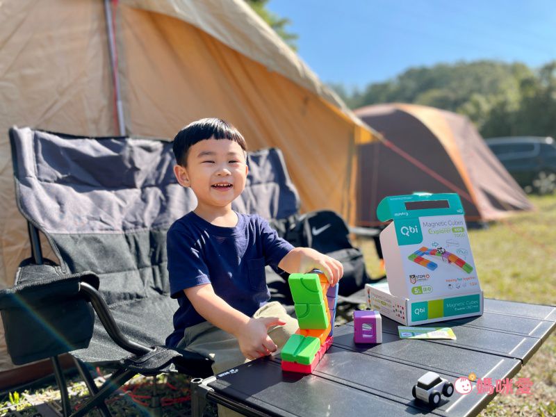 為小小孩量身打造【Qbi益智磁吸積木】成長探索系列