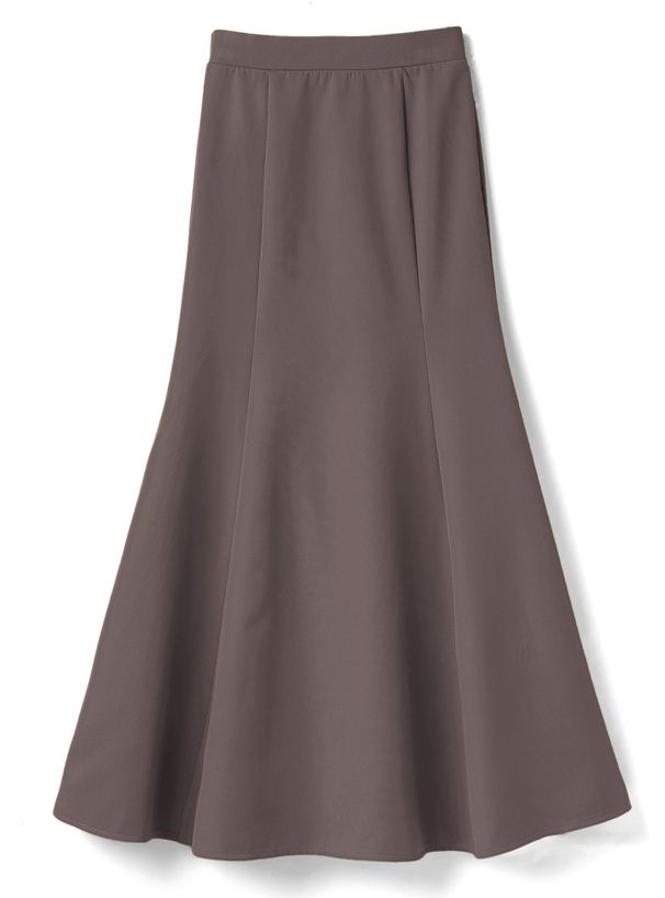 日本 GRL - 優雅修身魚尾長裙-象牙杏