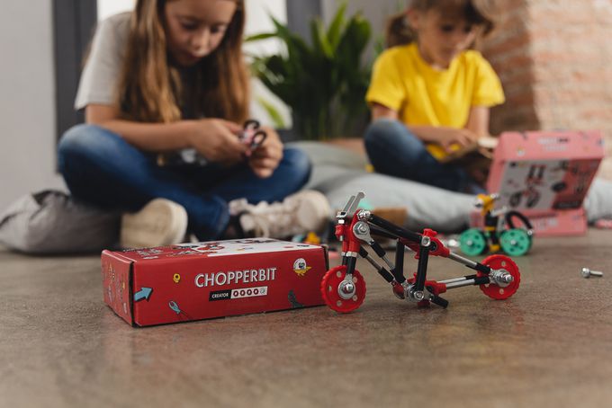 以色列 theOffBits - 機械積木-摩托車