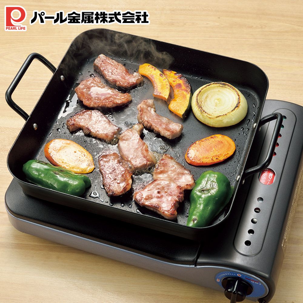 雙耳方型烤鍋/烤盤25x25cm IH適用