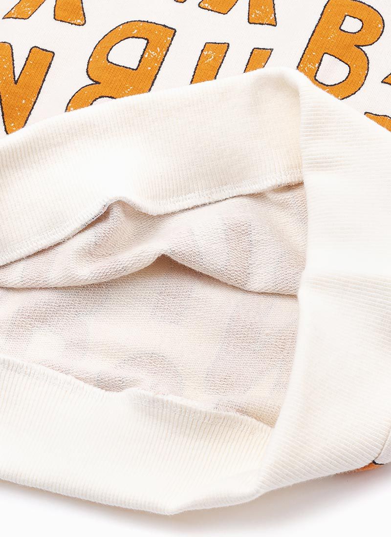 韓國 OZKIZ - 滿版字母印長袖大學T