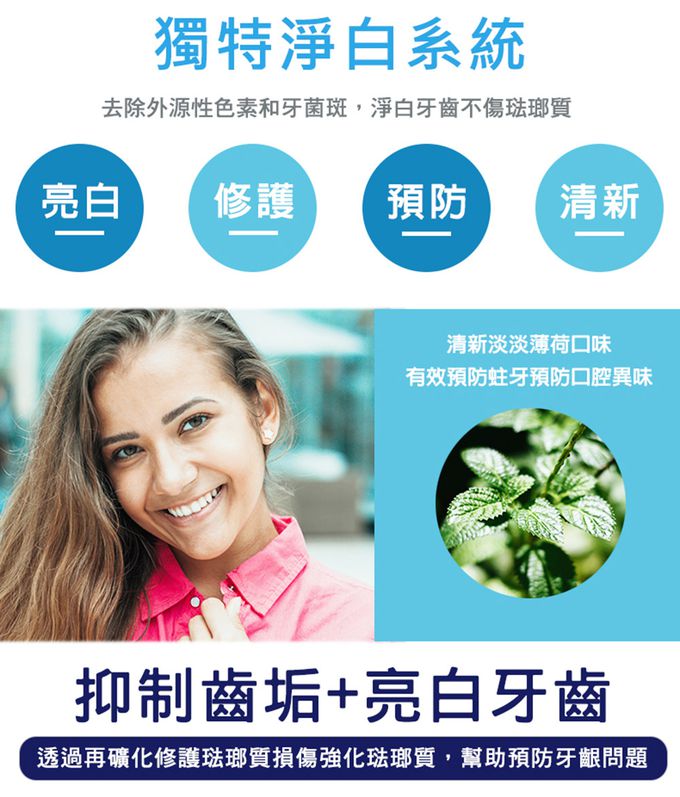 韓國2080 - 三重亮白修護牙膏-100gX2入組