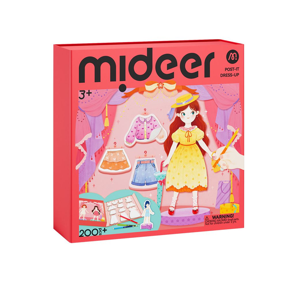 便利貼塗鴉換裝娃娃-可愛甜心