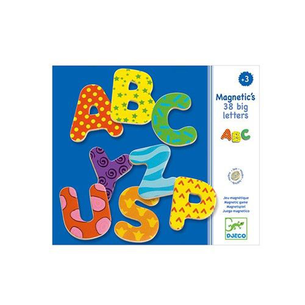 法國 DJECO 智荷 - 磁鐵拼圖-英文字母 (38片)-3歲起