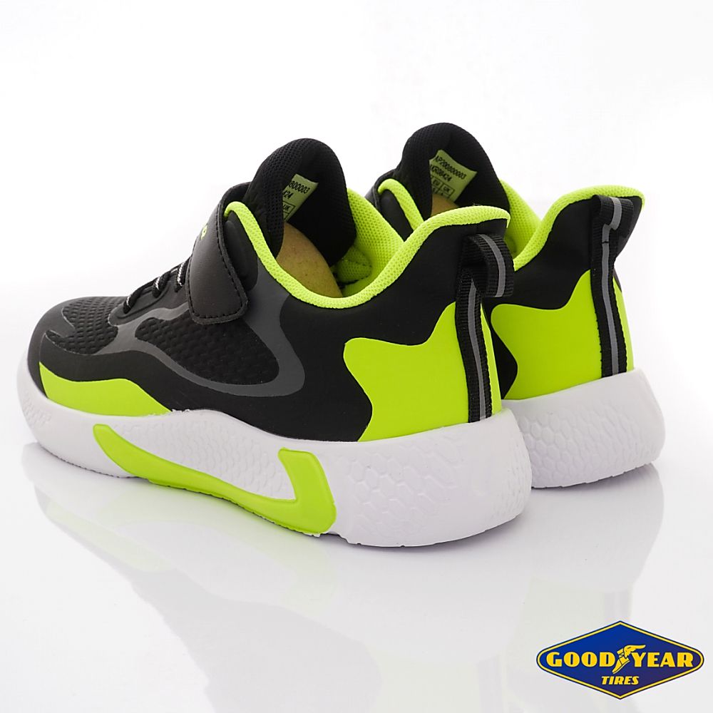 GOODYEAR - 固特異輕量慢跑童鞋(中大童段)-運動鞋-黑黃