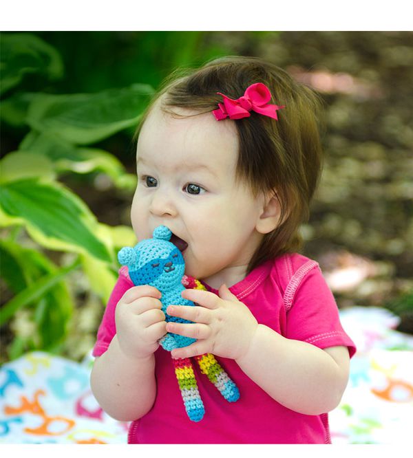 美國 green sprouts - 小綠芽寶寶安全有機棉玩具-綠青蛙