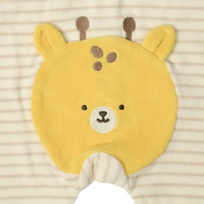 akachan honpo - 長袖兔裝-動物造型屁屁-灰色