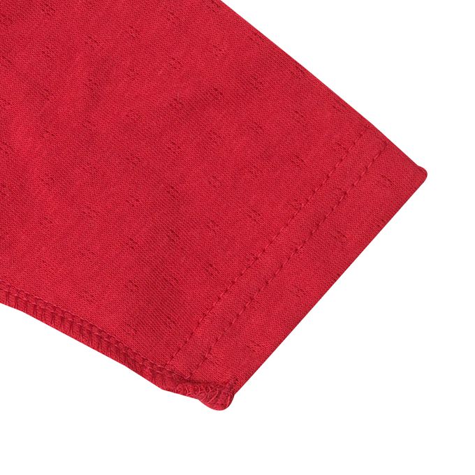 akachan honpo - 長袖圓領上衣2件組-蓬鬆棉 公主&香水-紅色