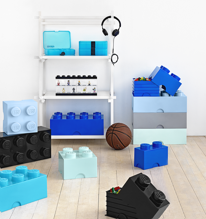 Room Copenhagen - 樂高 LEGO® 八凸抽屜收納箱(多色可選) (水藍色)