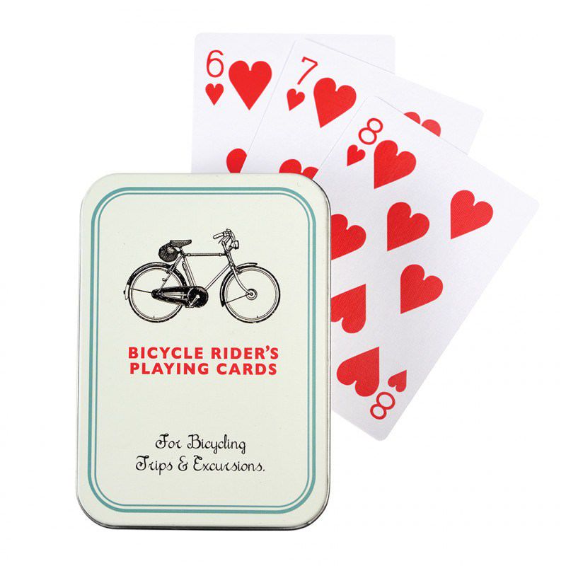 英國 Rex London - 鐵盒撲克牌/紙牌-自行車