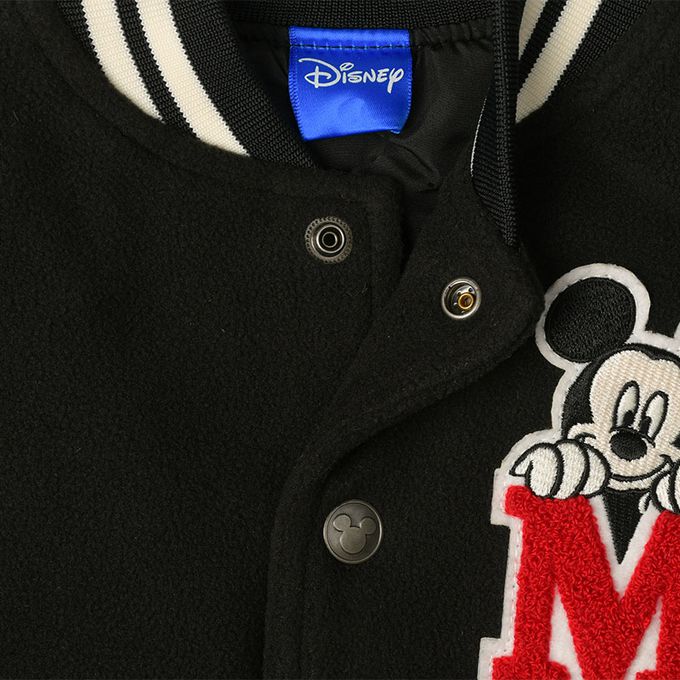 akachan honpo - 美式棒球外套-米奇-黑色