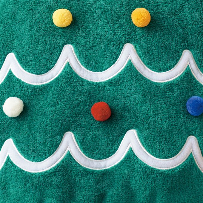 akachan honpo - 聖誕樹背心-綠色 (80~90cm)