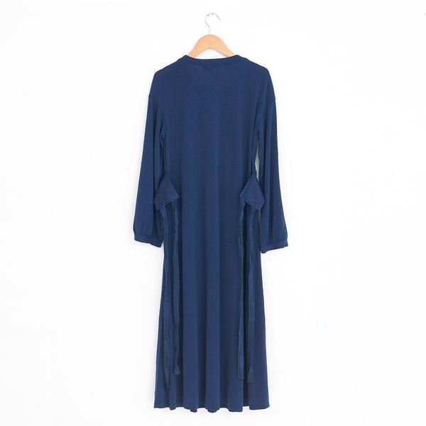 Marguerite - 復古風腰後雙綁帶古典長洋裝