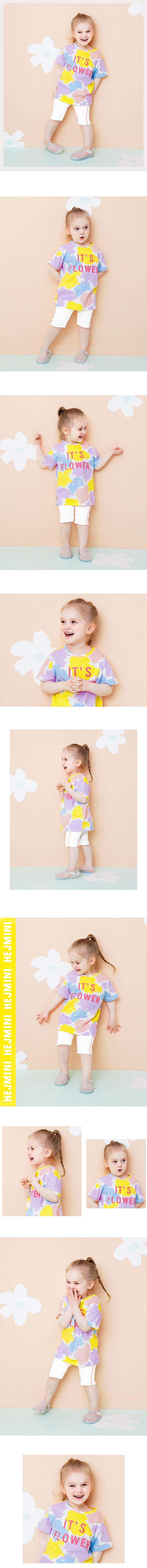 韓國 HEJMINI - 繽紛色彩暈染上衣