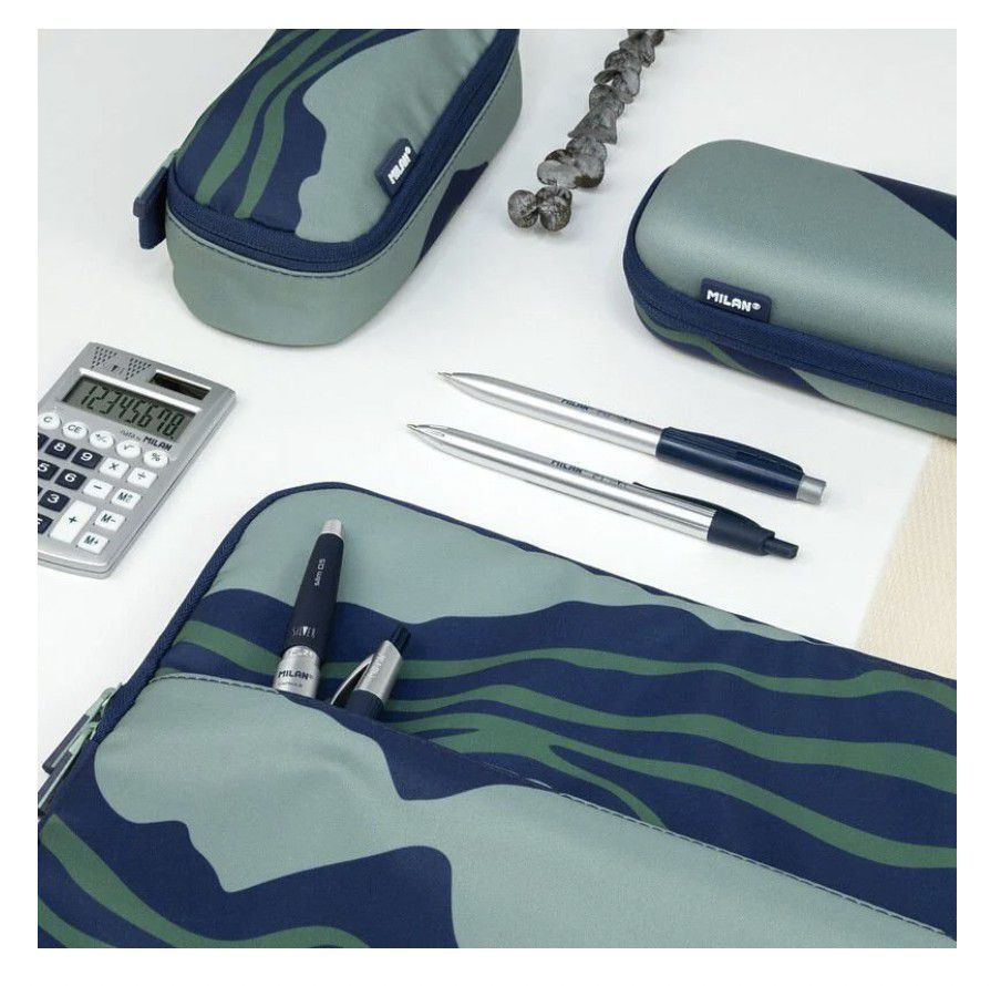 MILAN - 大容量筆袋-紳士綠