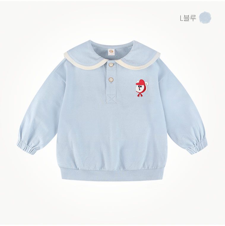 韓國 milk mile - 小熊運動服套裝-藍