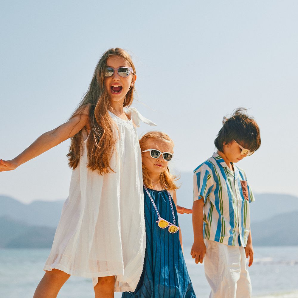 City 抗UV高彈力偏光兒童太陽眼鏡-極光綠-(0-3Y)