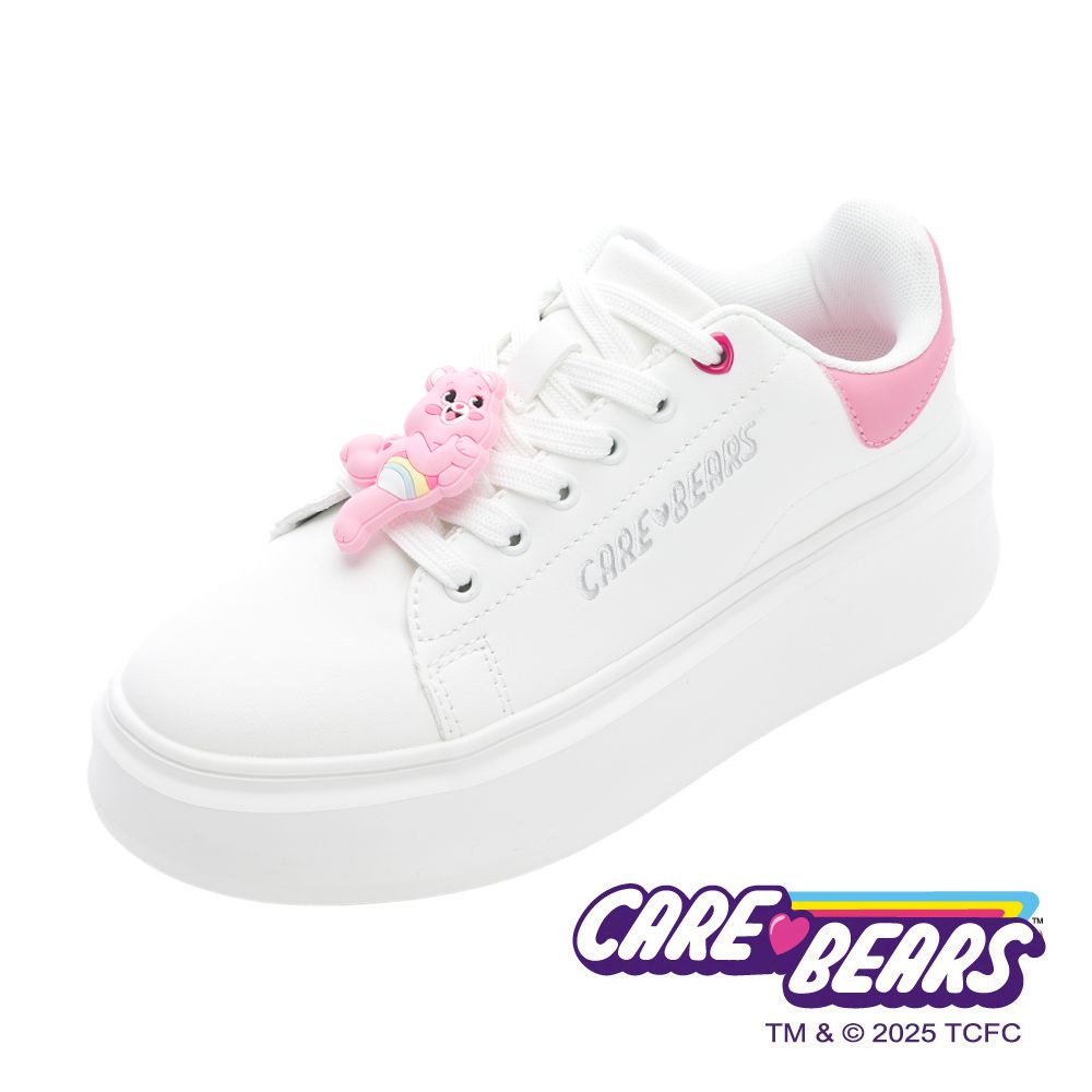 Care Bears 彩虹熊 童鞋 厚底休閒鞋 CBKB59983-Y2K潮流超厚底，修飾腿型拉長比例-粉-(大童段)