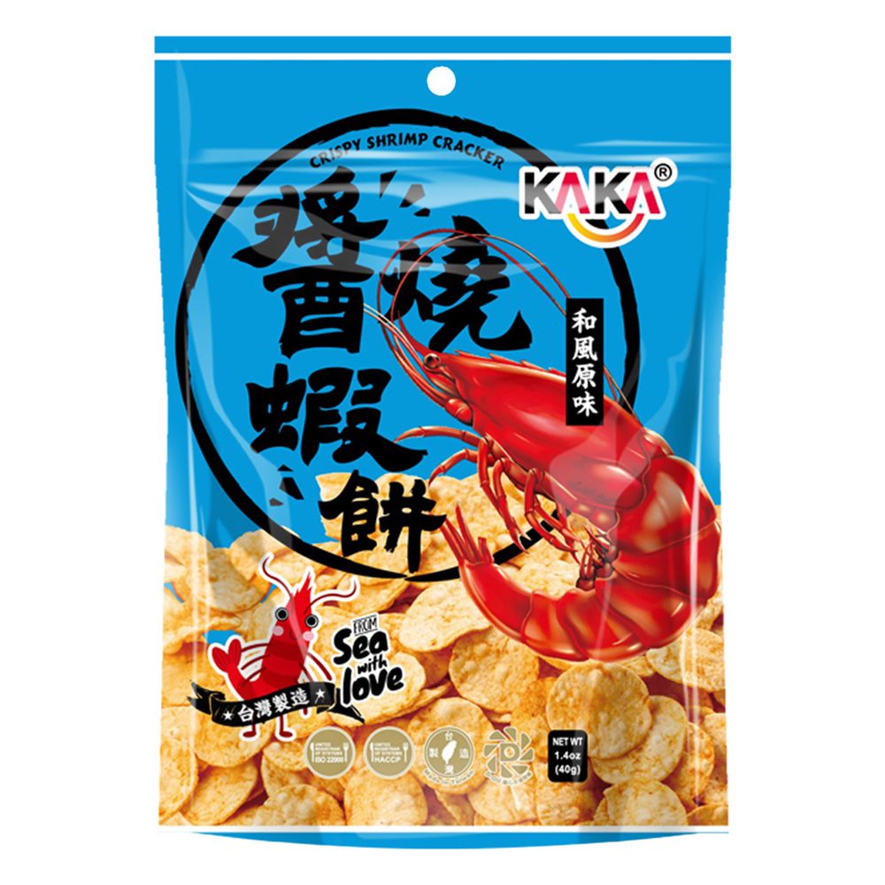 卡卡KAKA - 卡卡醬燒蝦餅(和風口味)-40g