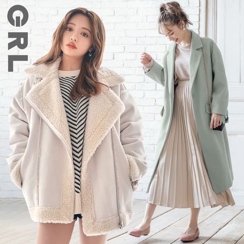日本GRL ✿ 冬季保暖大衣Ｘ外套 新品登場！