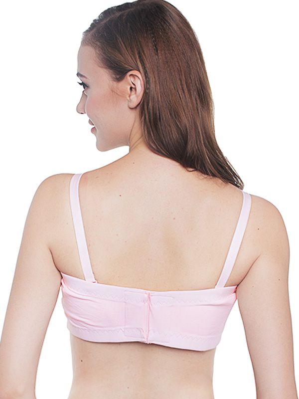 沐伊孕哺 MOOIMOM - 擠乳器專用免手扶哺乳內衣-粉