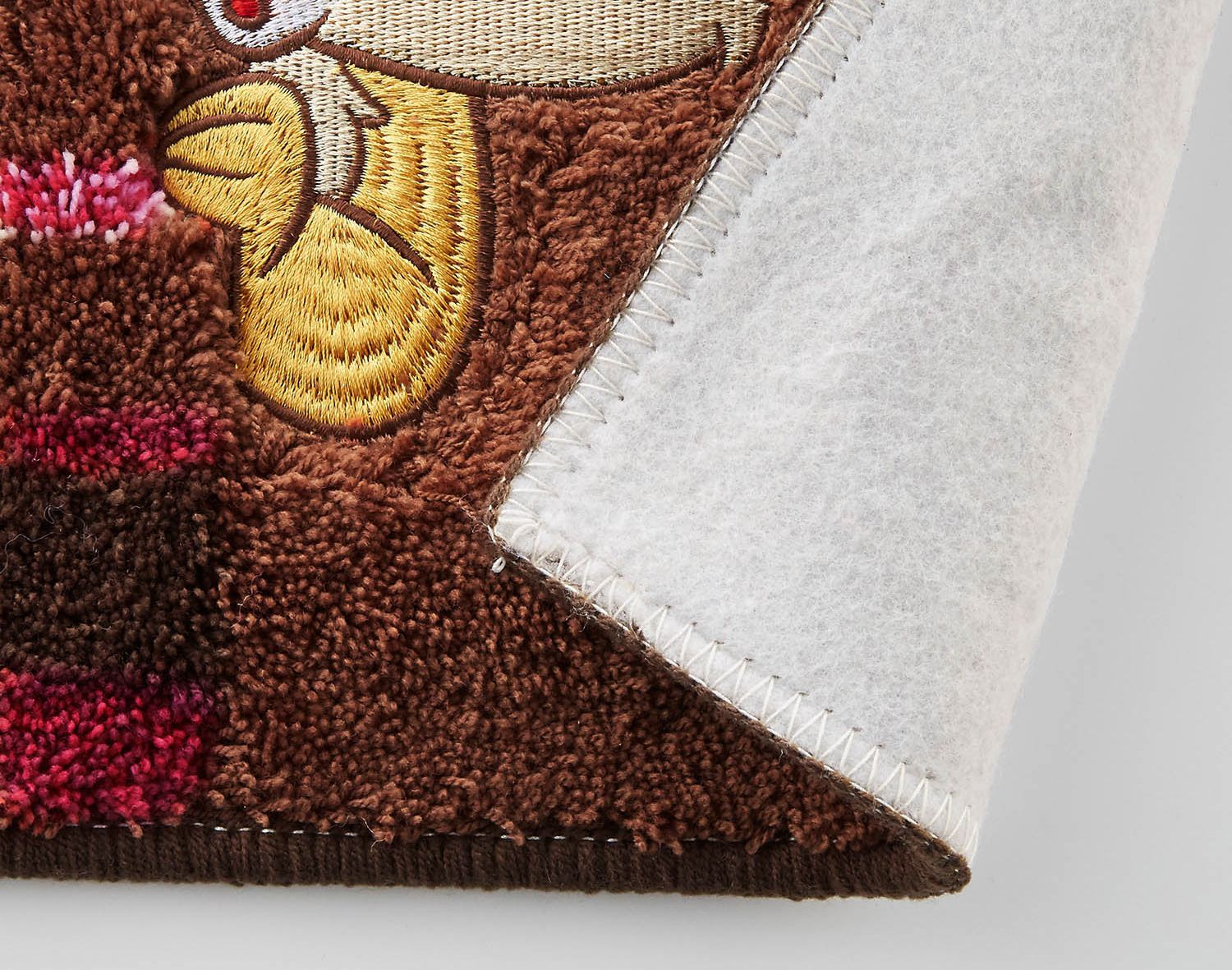 日本千趣會 - mini labo 去泥污腳踏墊-法蘭西花朵-藍綠