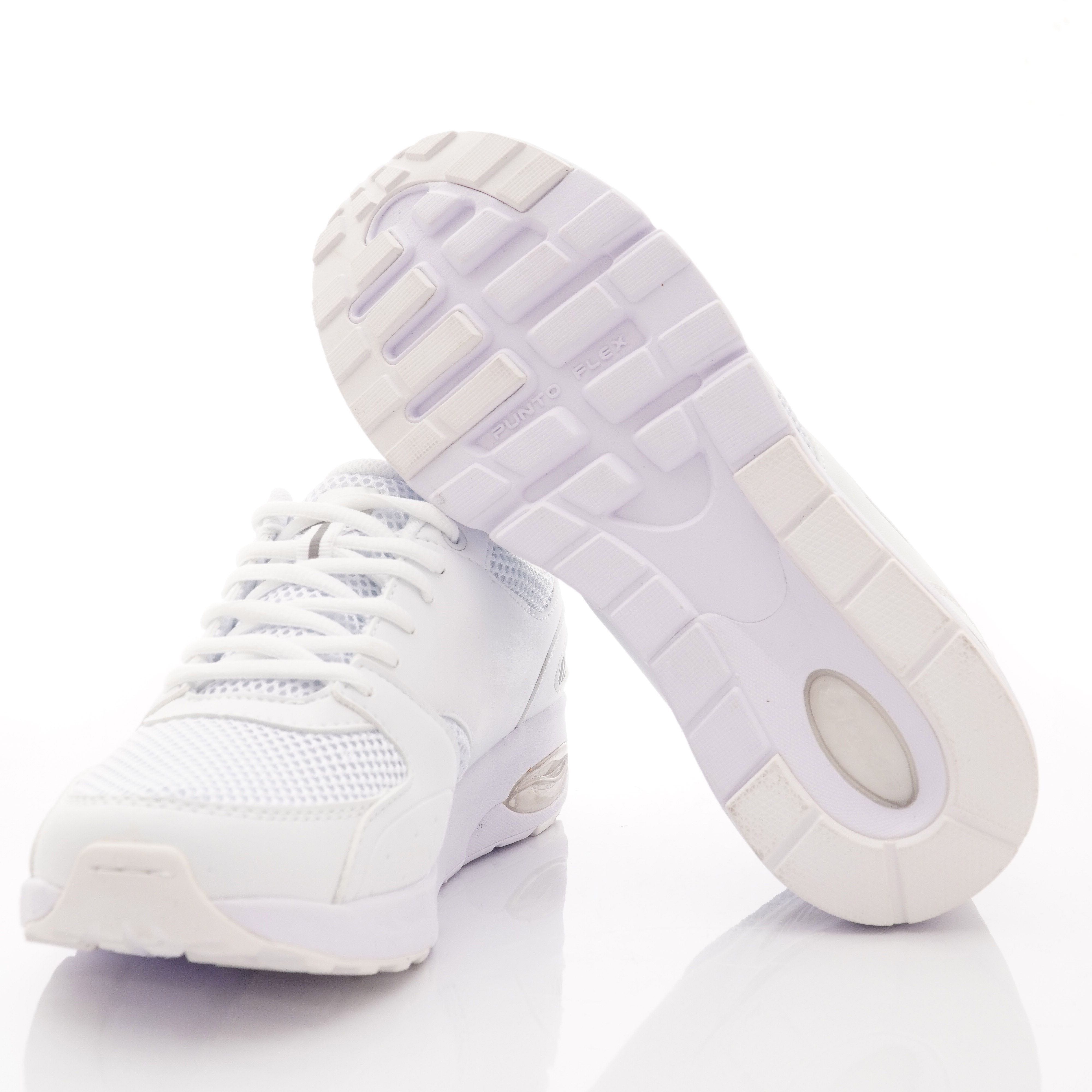 LOTTO樂得 - 男段半氣墊運動款-運動鞋-白