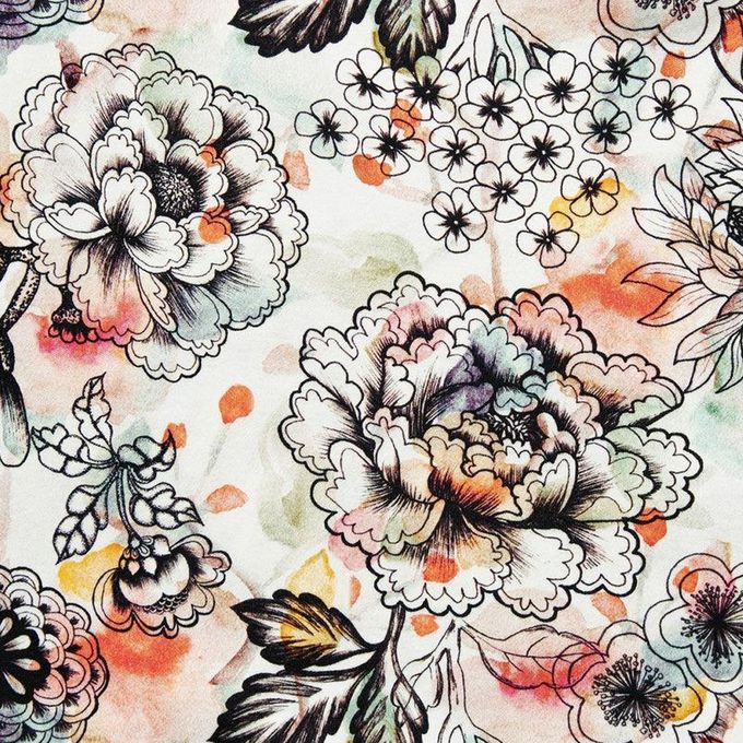 英國 SLEEP NO MORE - 100% 有機棉長袖連身裙-夢花卉