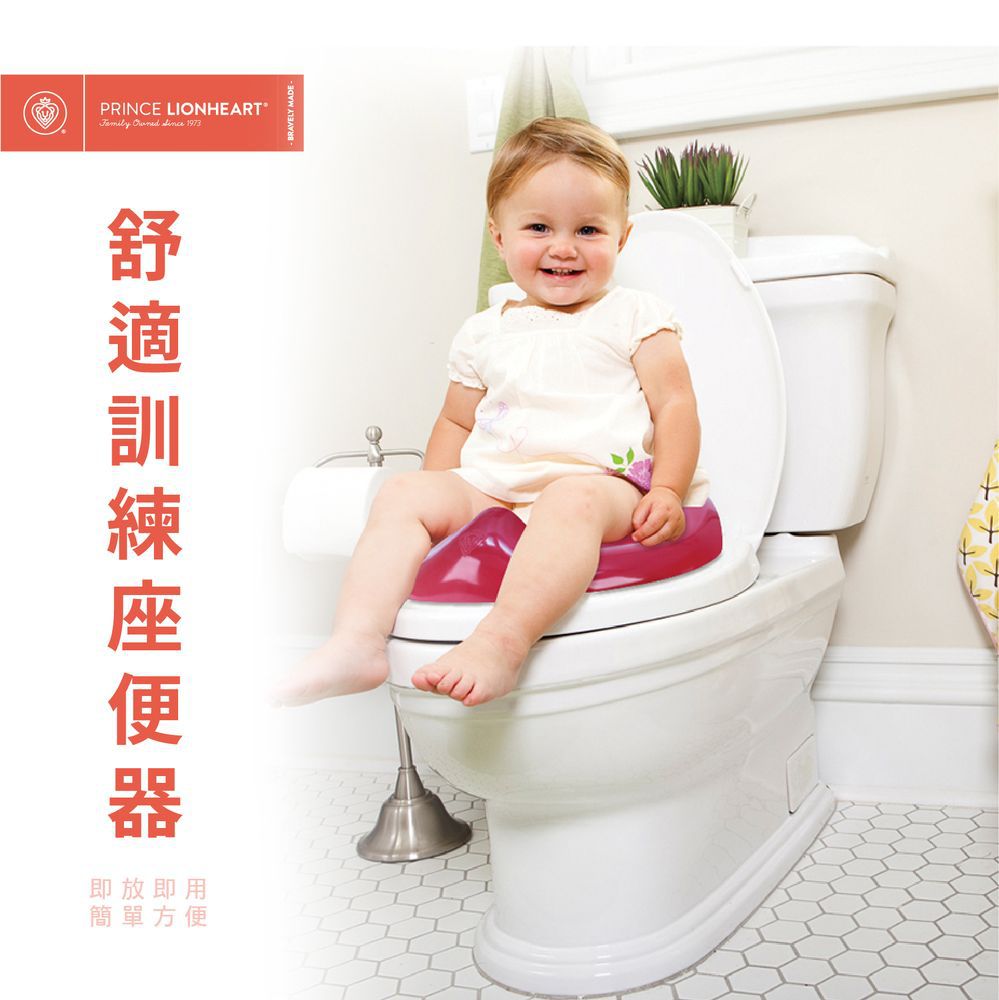 美國PRINCE LIONHEART - 基本款舒適訓練座便器-銀河灰