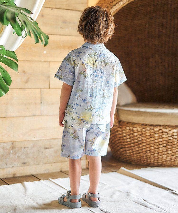 日本 apres les cours - 時髦風格工裝短褲-格子-灰