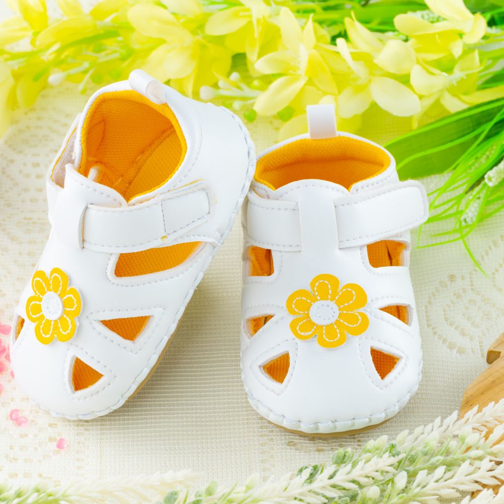 nikokids - 軟Q底學步鞋-白色(SG580)