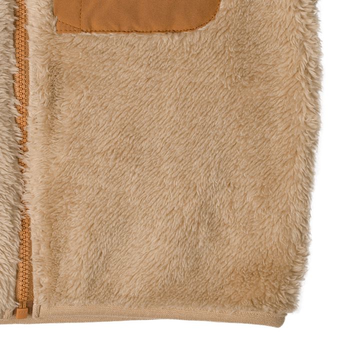 akachan honpo - 刷毛夾克-淺卡其色