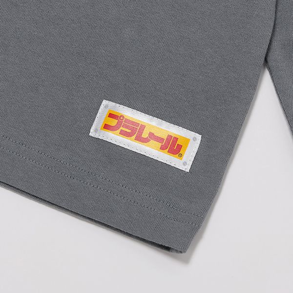 日本 petit main - TOMICA聯名薄長袖上衣-JR電車-水藍