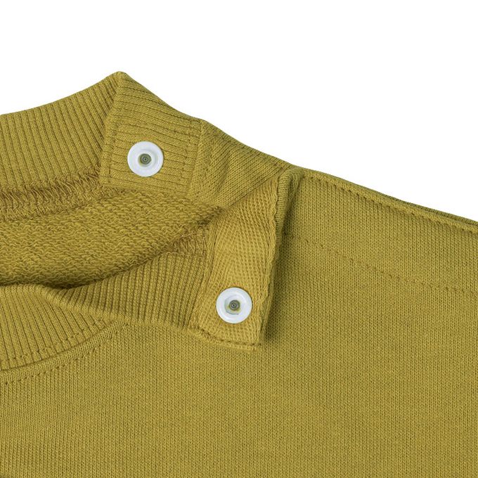 akachan honpo - 長袖休閒上衣-針織 圖案-綠色