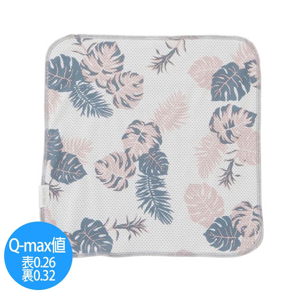 日本小泉 - UV cut 90% 接觸冷感 水涼感手帕-夏日風情-象牙 (23x23cm)