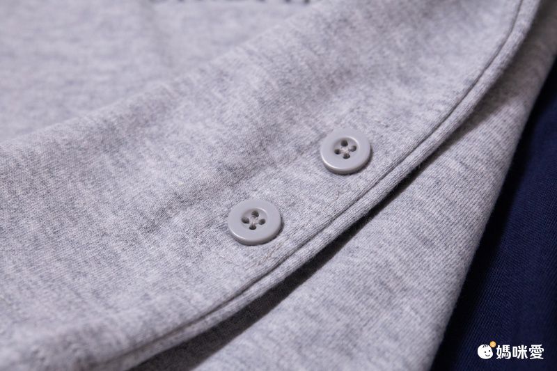 Minizone - 長袖家居服套裝(有側釦)-綠色檸檬